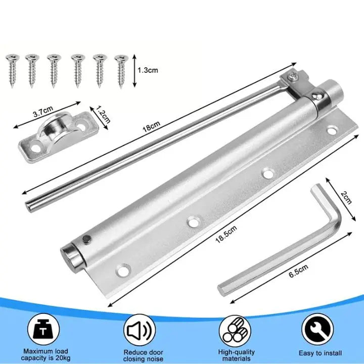 Quiet Automatic Stainless Steel Door Closer