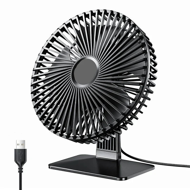Mira Oscillating USB Fan – Quiet, Compact & 4 Speeds for Desks and Nightstands | Kalsten