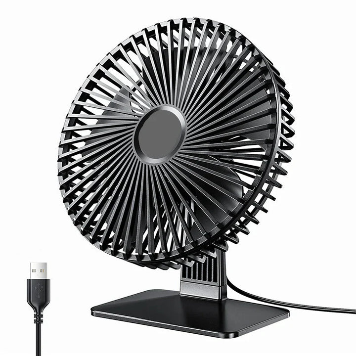 Mira Oscillating USB Fan – Quiet, Compact & 4 Speeds for Desks and Nightstands | Kalsten