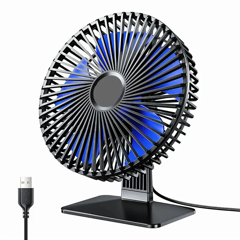 Mira Oscillating USB Fan – Quiet, Compact & 4 Speeds for Desks and Nightstands | Kalsten