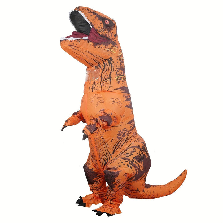 DinoKing Inflatable T-Rex Costume – Gigantic Unisex Suit with Fan | Kalsten