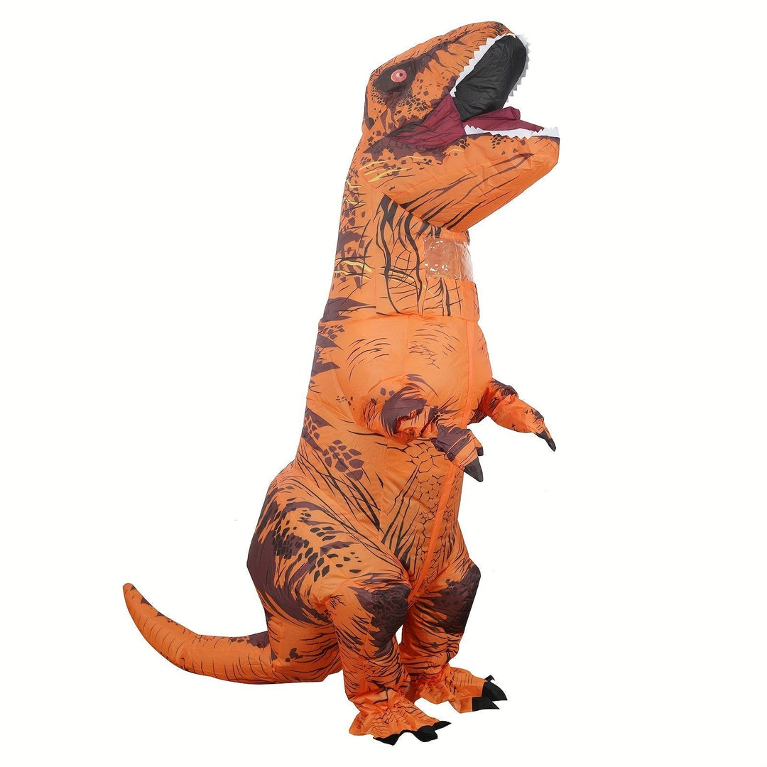 DinoKing Inflatable T-Rex Costume – Gigantic Unisex Suit with Fan | Kalsten