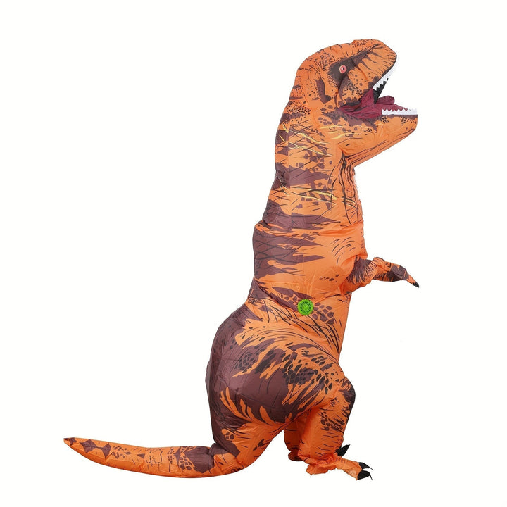 DinoKing Inflatable T-Rex Costume – Gigantic Unisex Suit with Fan | Kalsten