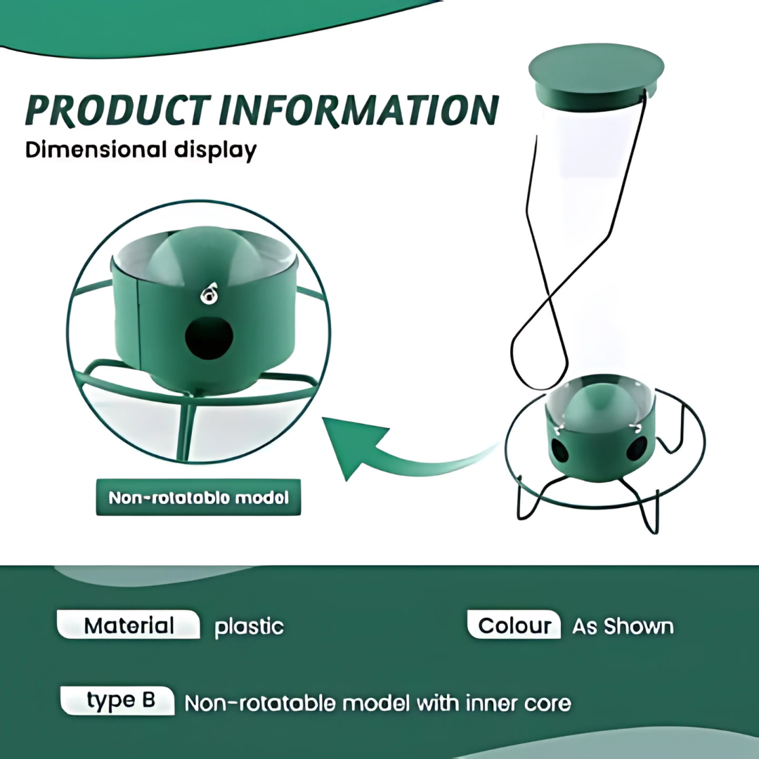 Squirrel-Proof Outdoor Hanging Bird Feeder Kalsten