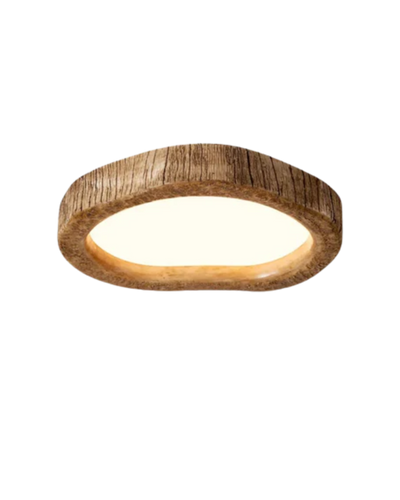 Kalsten | Minimalist Wooden Lamp in Japandi Style with Glow Effect