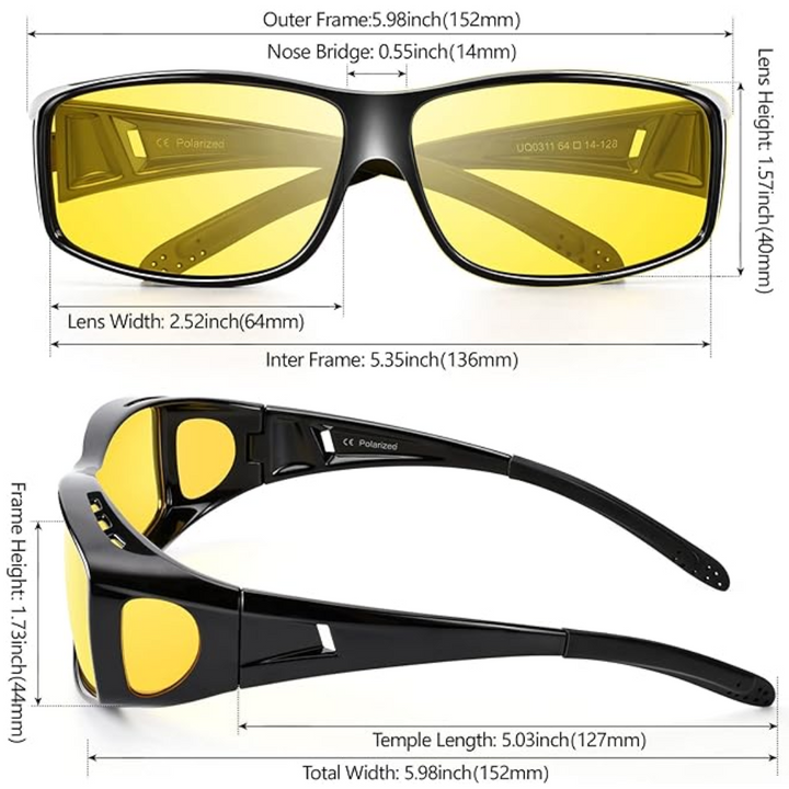 Anti-Reflective Night Driving Glasses