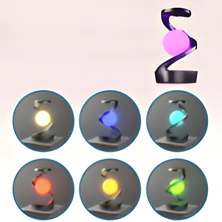 Futuristic FloatCharge Lighting Wonder with Wireless Charger Noxord