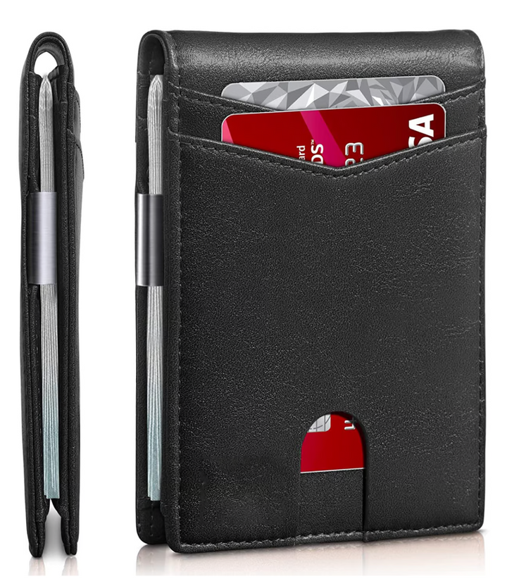 Kalsten | SafeSlim RFID Leather Men's Wallet – Compact, Thin & Safe