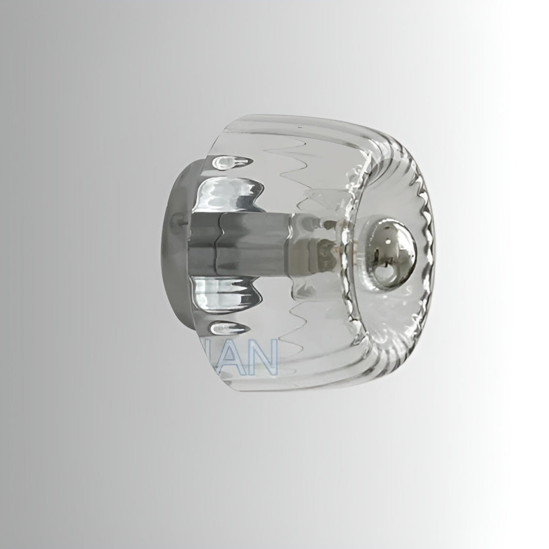 ScandiElegance Wall Lamp – Modern Glass Lighting with Bauhaus Charm Noxord