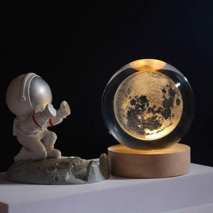 3D Crystal Ball LED Night Light Noxord