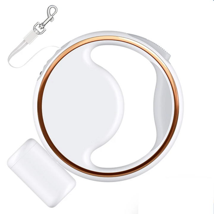 Automatic Dog Leash With Integrated Light And Pouch Holder. Noxord