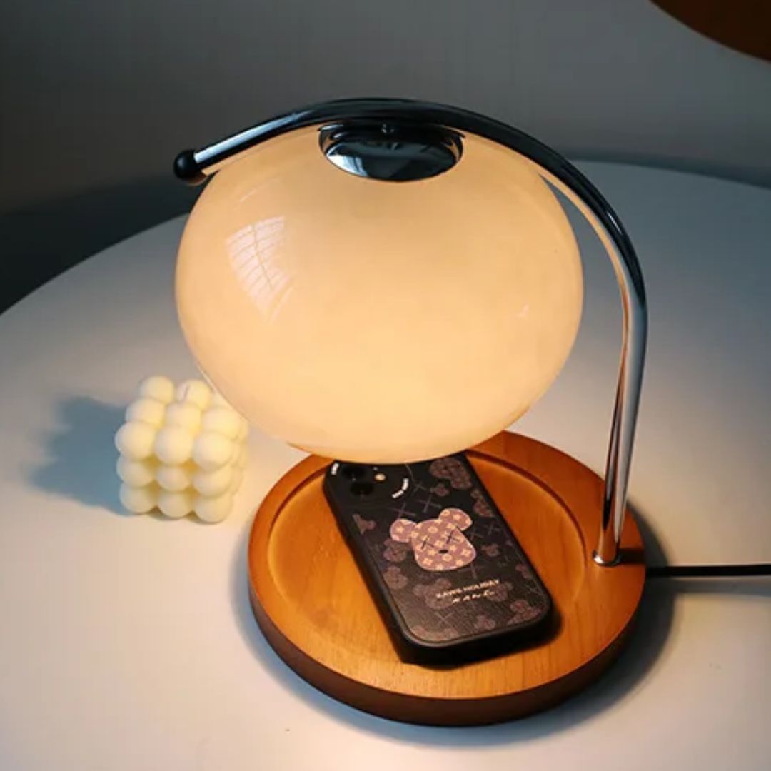Alyssa Retro Glass Table Lamp | Kalsten