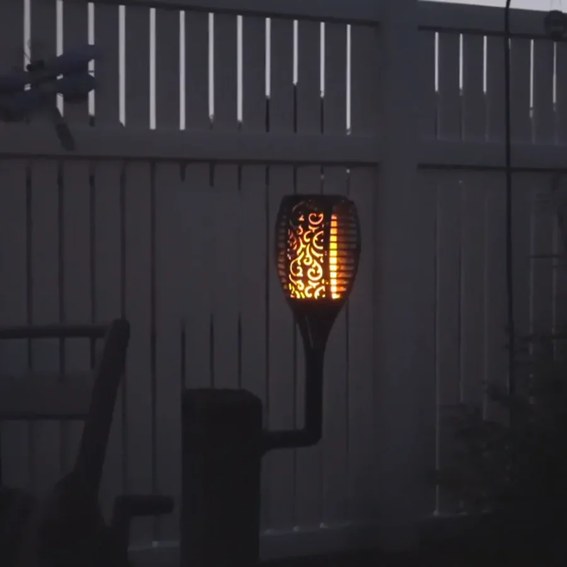 Garden Torches LED Lighting - SolarFlame | Kalsten