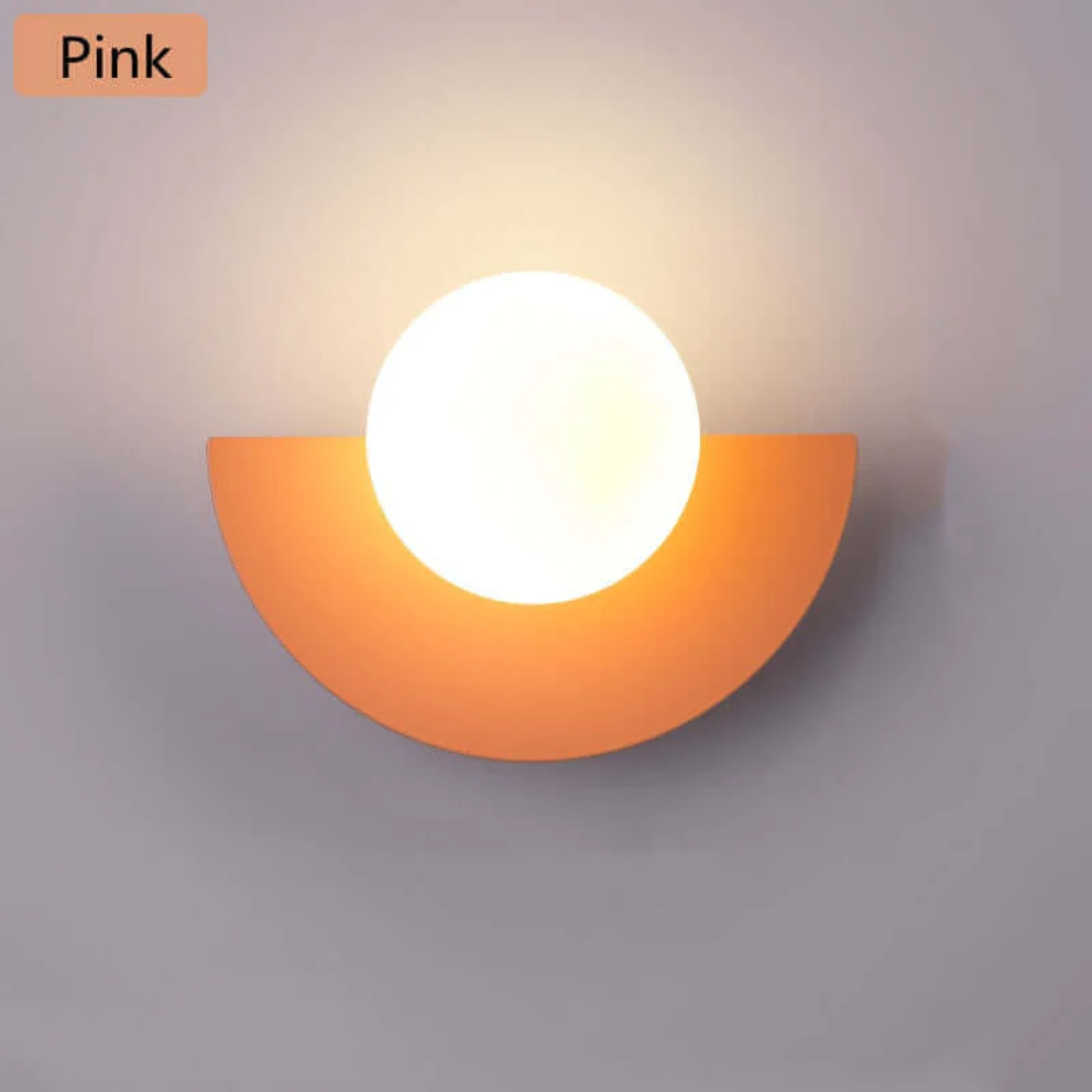 Metal Half Moon Wall Lamp - LunaMetal | Kalsten