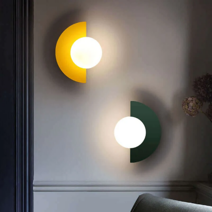 Metal Half Moon Wall Lamp - LunaMetal | Kalsten