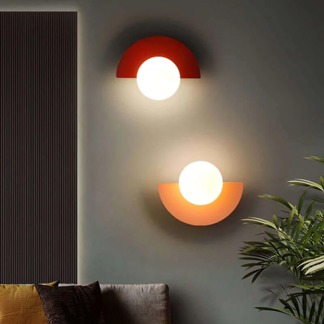 Metal Half Moon Wall Lamp - LunaMetal | Kalsten