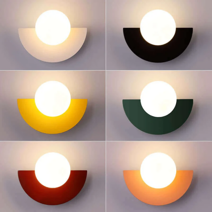 Metal Half Moon Wall Lamp - LunaMetal | Kalsten