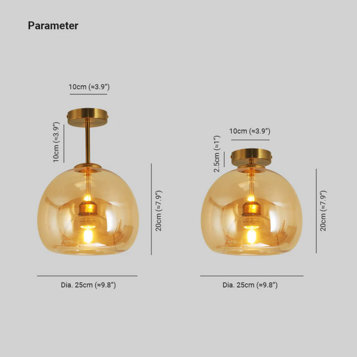 Modern Round LED Ceiling Lamp - Aurelia | Kalsten