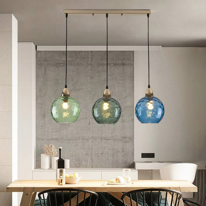 Modern Cluster Pendant Lamp with 3 Lights - Cascade | Kalsten
