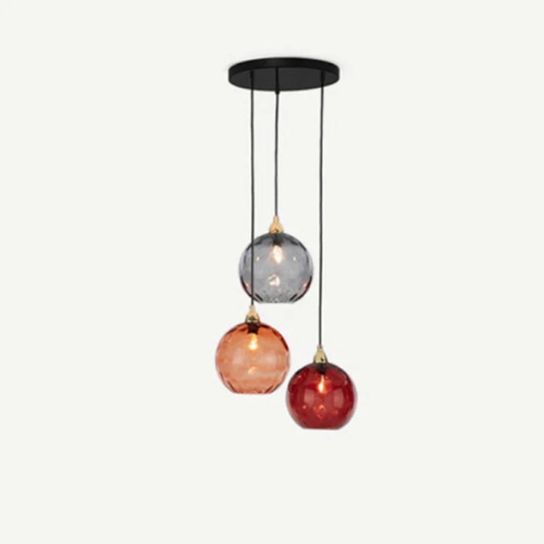 Modern Cluster Pendant Lamp with 3 Lights - Cascade | Kalsten