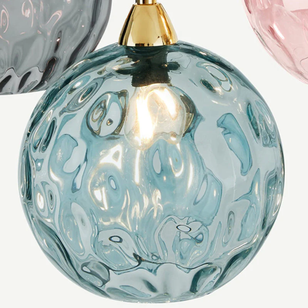 Modern Cluster Pendant Lamp with 3 Lights - Cascade | Kalsten