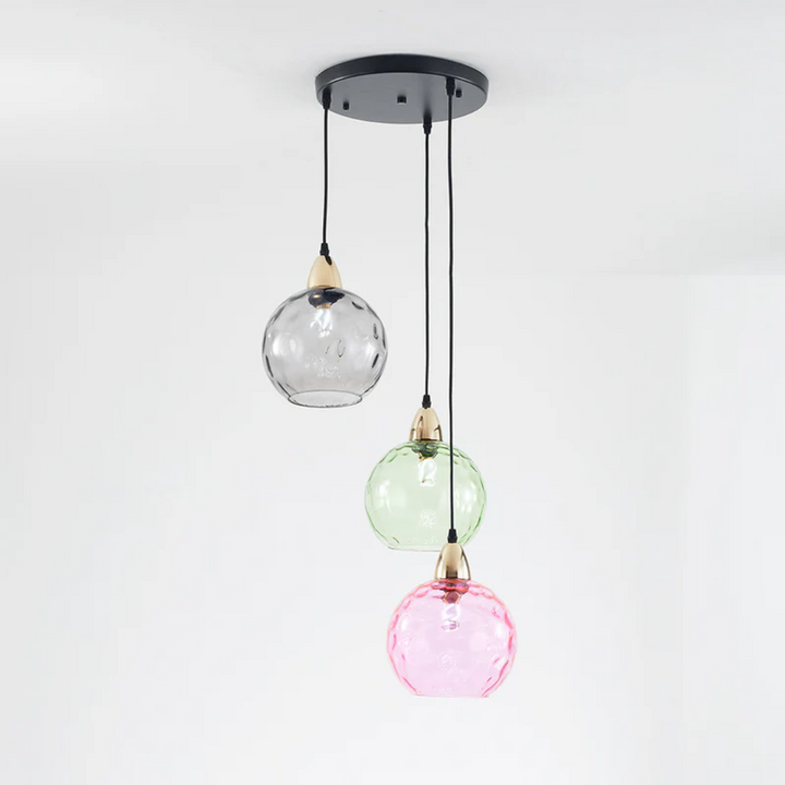 Modern Cluster Pendant Lamp with 3 Lights - Cascade | Kalsten