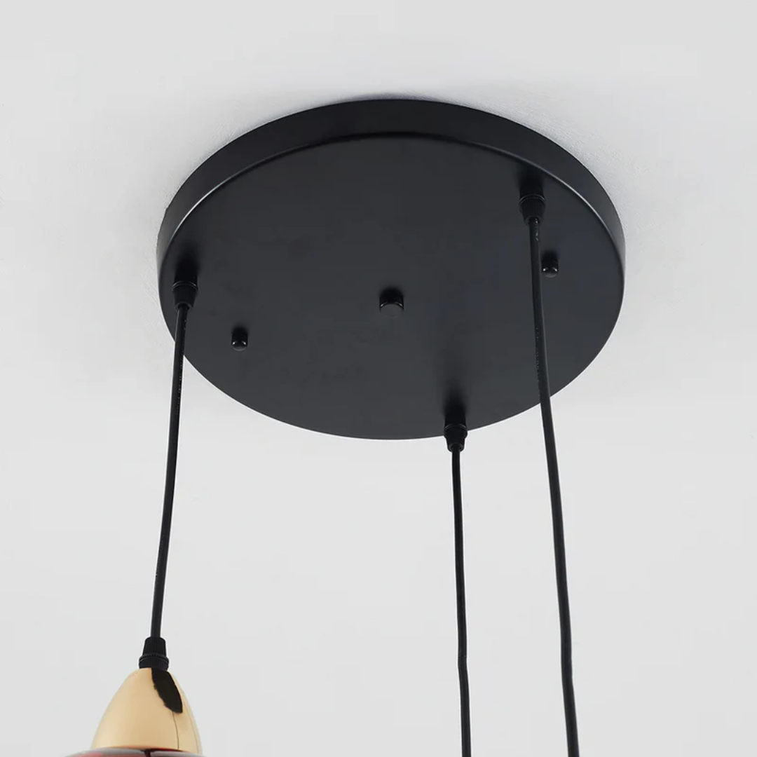 Modern Cluster Pendant Lamp with 3 Lights - Cascade | Kalsten