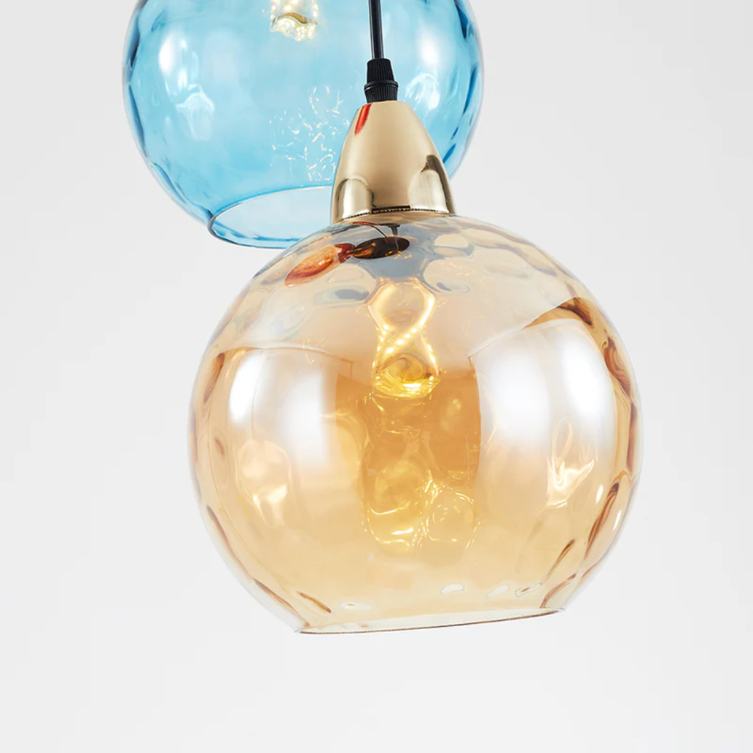 Modern Cluster Pendant Lamp with 3 Lights - Cascade | Kalsten