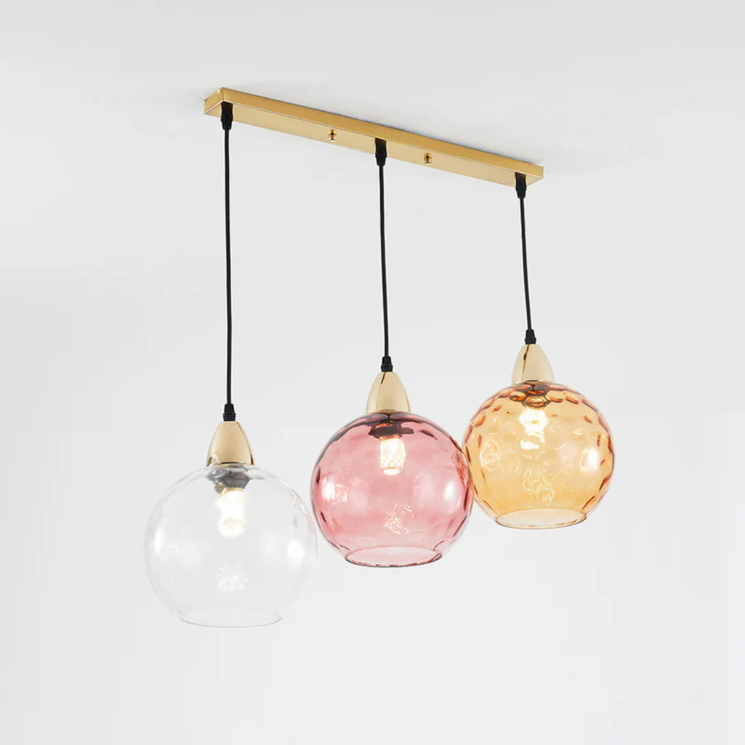 Modern Cluster Pendant Lamp with 3 Lights - Cascade | Kalsten