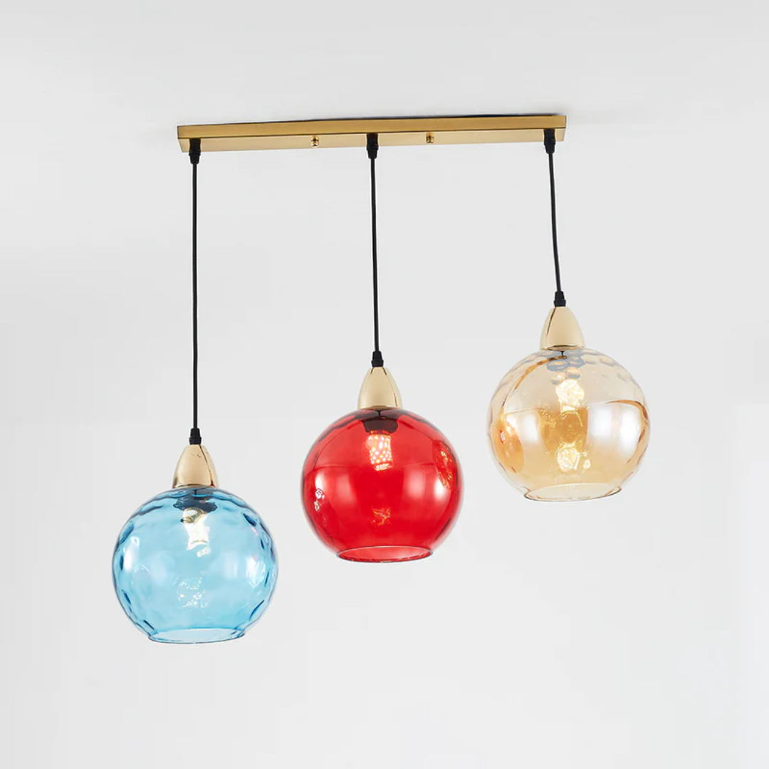 Modern Cluster Pendant Lamp with 3 Lights - Cascade | Kalsten