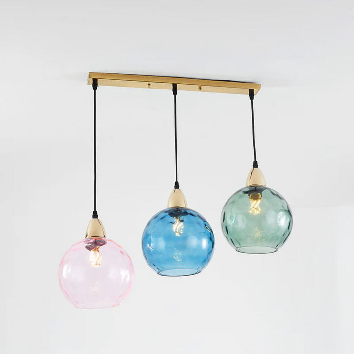 Modern Cluster Pendant Lamp with 3 Lights - Cascade | Kalsten