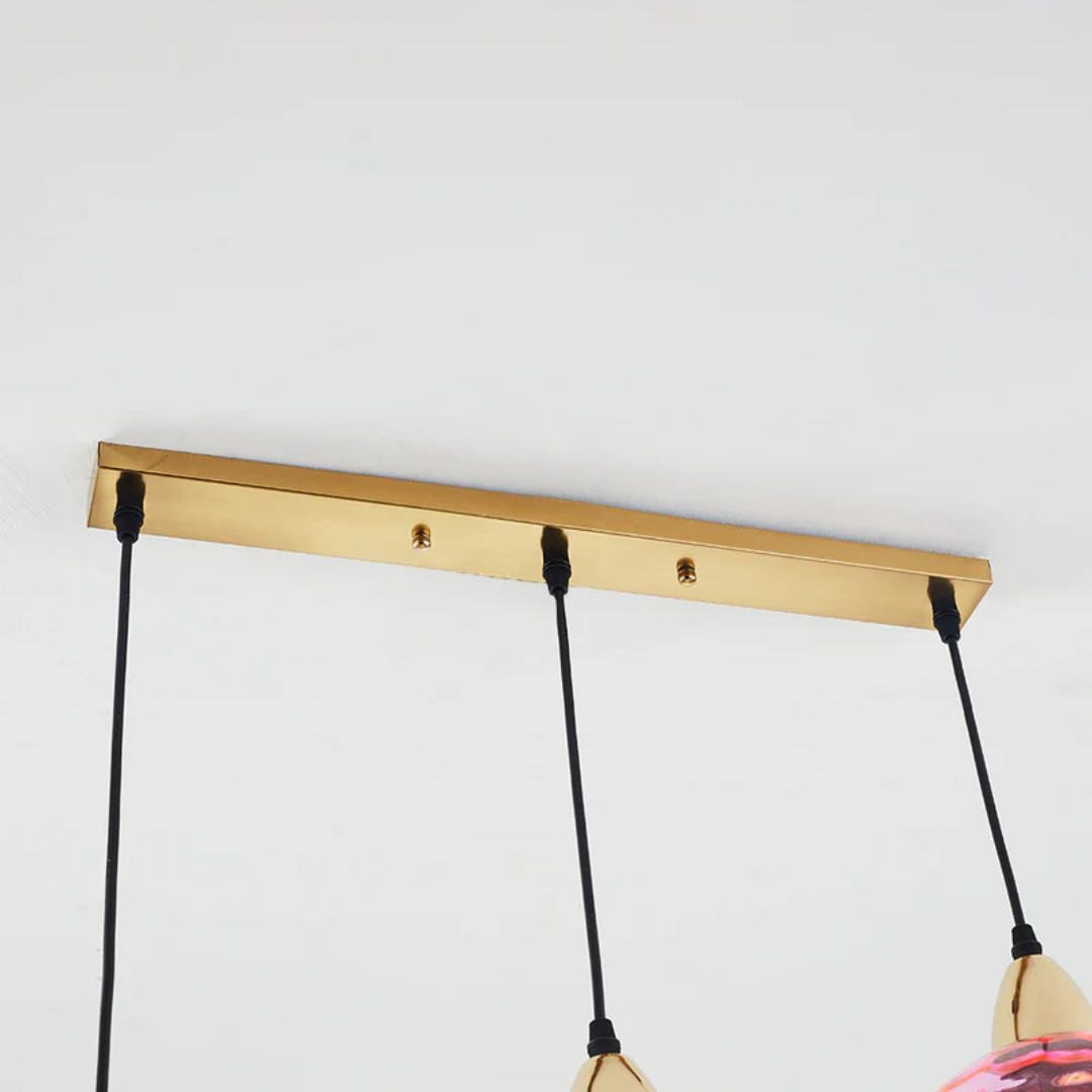 Modern Cluster Pendant Lamp with 3 Lights - Cascade | Kalsten