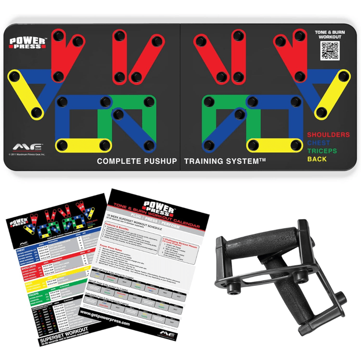 Kalsten | Foldable push-up board with 30 training positions for targeted muscle training