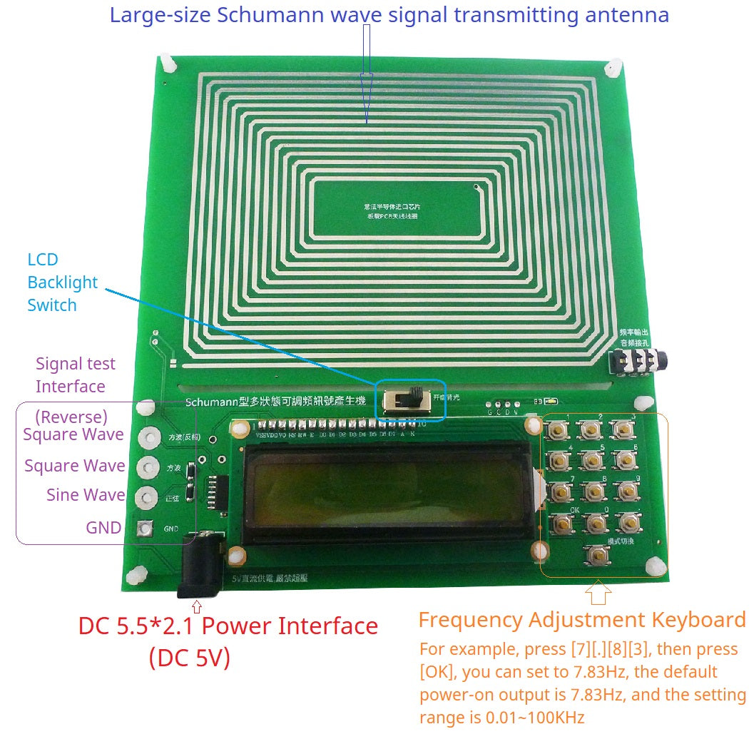Schumann resonance frequency wave generator | Kalsten