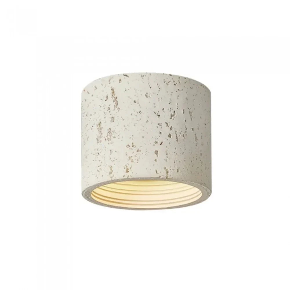 Ceiling Lamp Composite Cylindrical 12 in Soft Diffused Light Living Room Dining Area Ambient Lighting | Kalsten