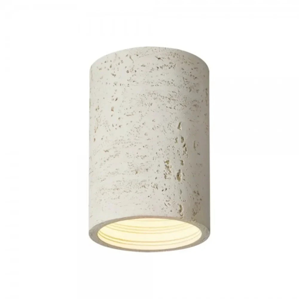 Ceiling Lamp Composite Cylindrical 12 in Soft Diffused Light Living Room Dining Area Ambient Lighting | Kalsten