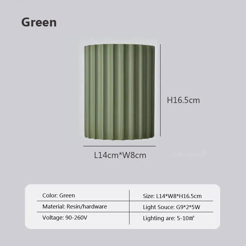 VaultLight | Vibrant Contemporary Resin Wall Light Fixture | Kalsten