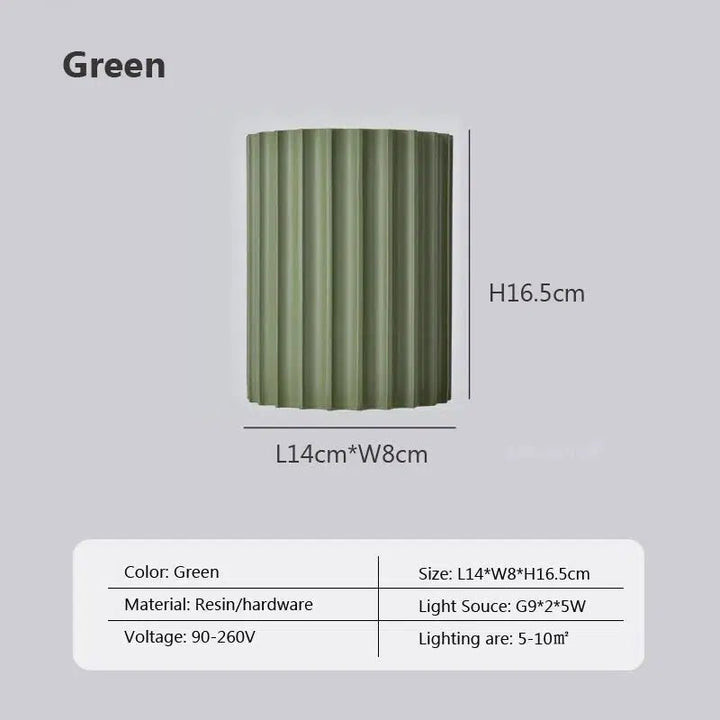 VaultLight | Vibrant Contemporary Resin Wall Light Fixture | Kalsten
