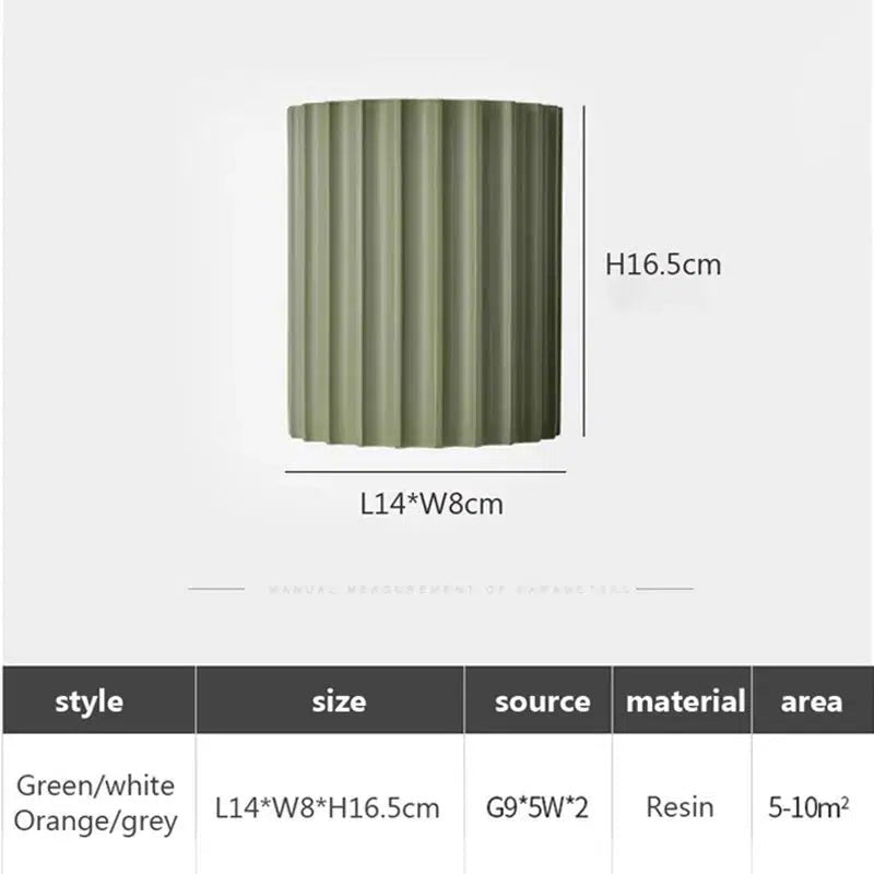 VaultLight | Vibrant Contemporary Resin Wall Light Fixture | Kalsten