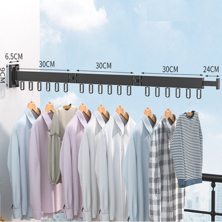 Retractable Wall-Mounted Clothes Dryer