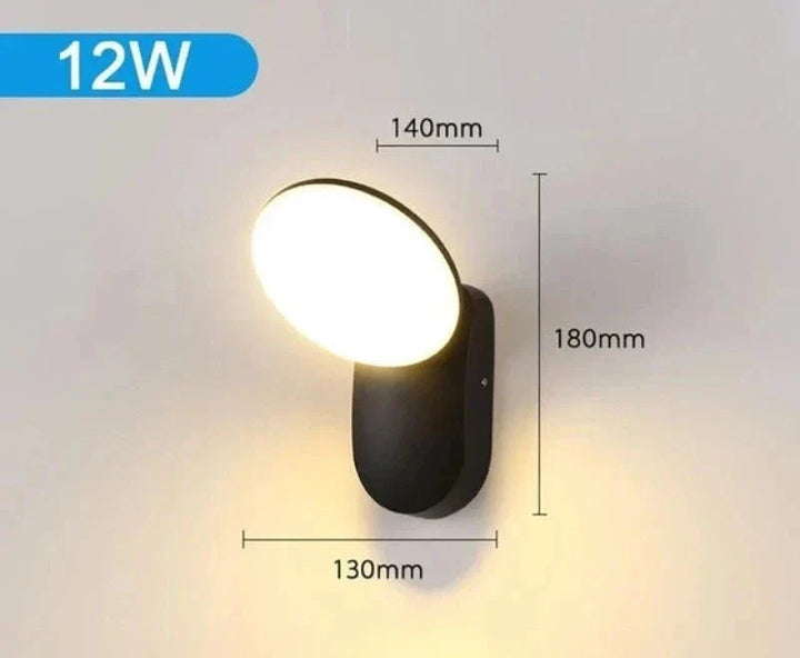 Modern LED porch light with motion sensor - Waterproof outdoor lighting, energy-saving, ideal for terrace and entrance | Kalsten
