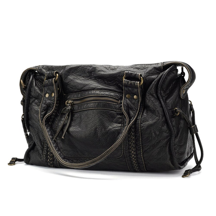 Ladies Shoulder Bag PU Leather Spacious with Laptop Compartment and Adjustable Strap | Kalsten
