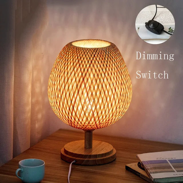 VintageBamboo - Bamboo Vintage Table Lamp Kalsten