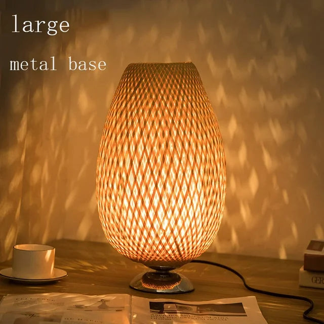 VintageBamboo - Bamboo Vintage Table Lamp Kalsten