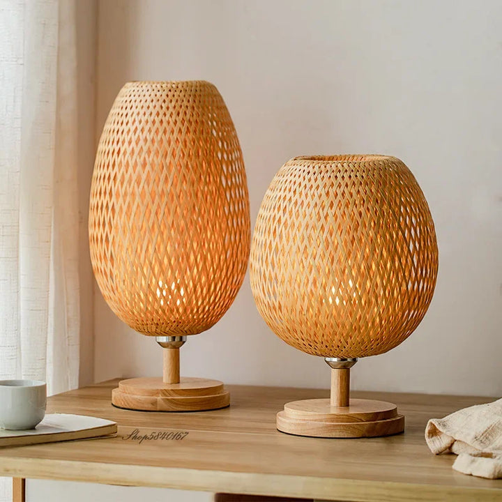 VintageBamboo - Bamboo Vintage Table Lamp Kalsten
