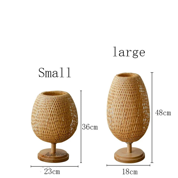 VintageBamboo - Bamboo Vintage Table Lamp Kalsten