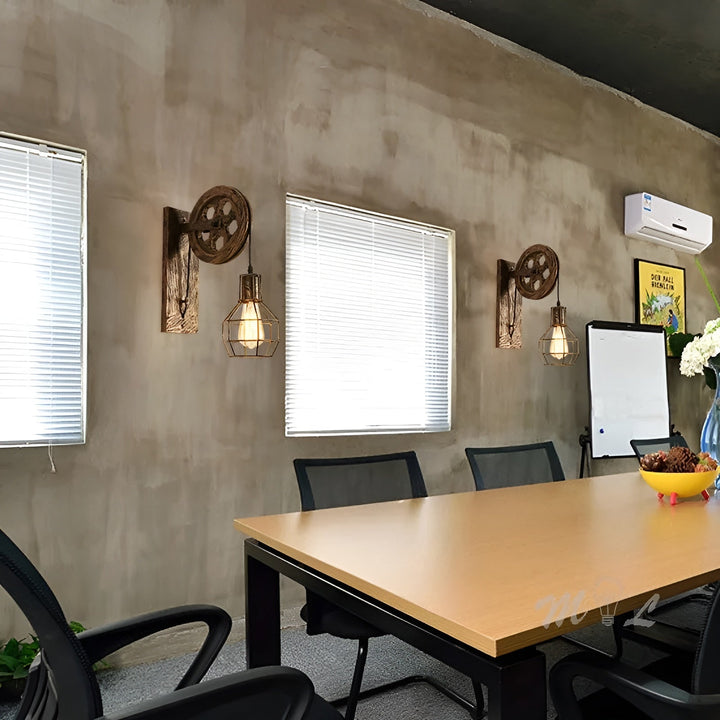LumenLux Wall Lamp - Elegant Industrial Vintage LED Lighting | Kalsten
