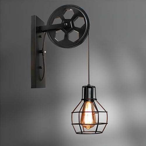 LumenLux Wall Lamp - Elegant Industrial Vintage LED Lighting Noxord