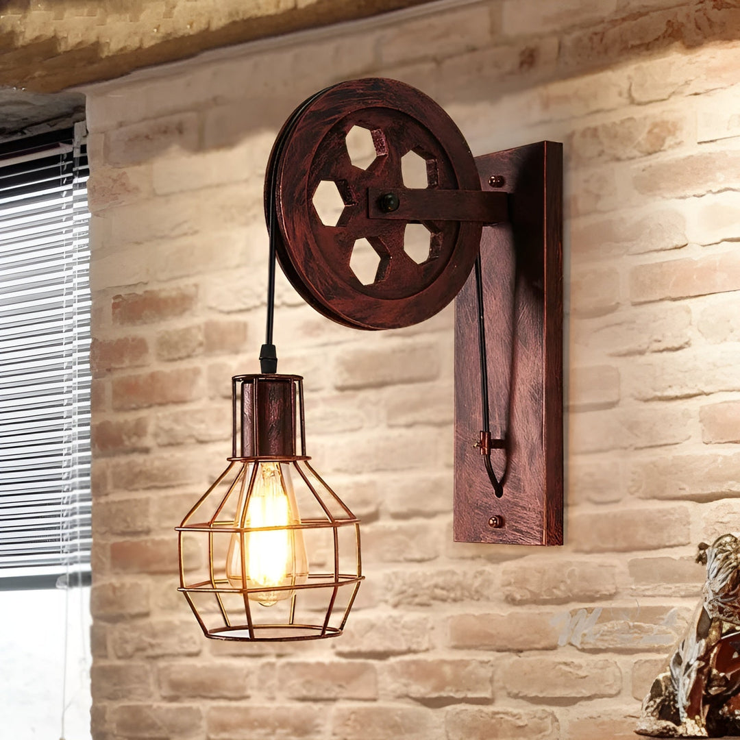 LumenLux Wall Lamp - Elegant Industrial Vintage LED Lighting | Kalsten