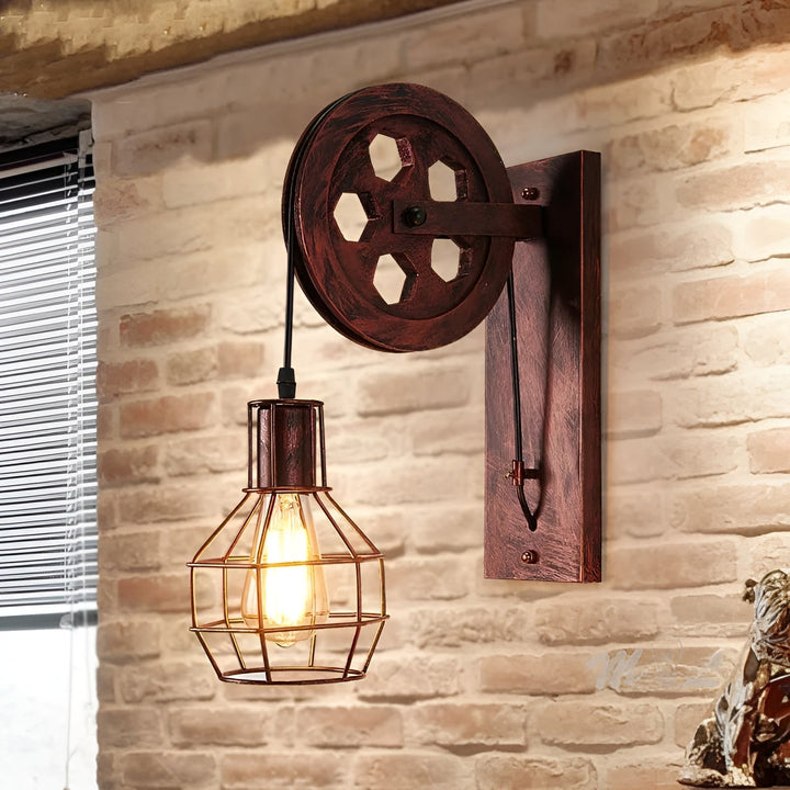 LumenLux Wall Lamp - Elegant Industrial Vintage LED Lighting | Kalsten